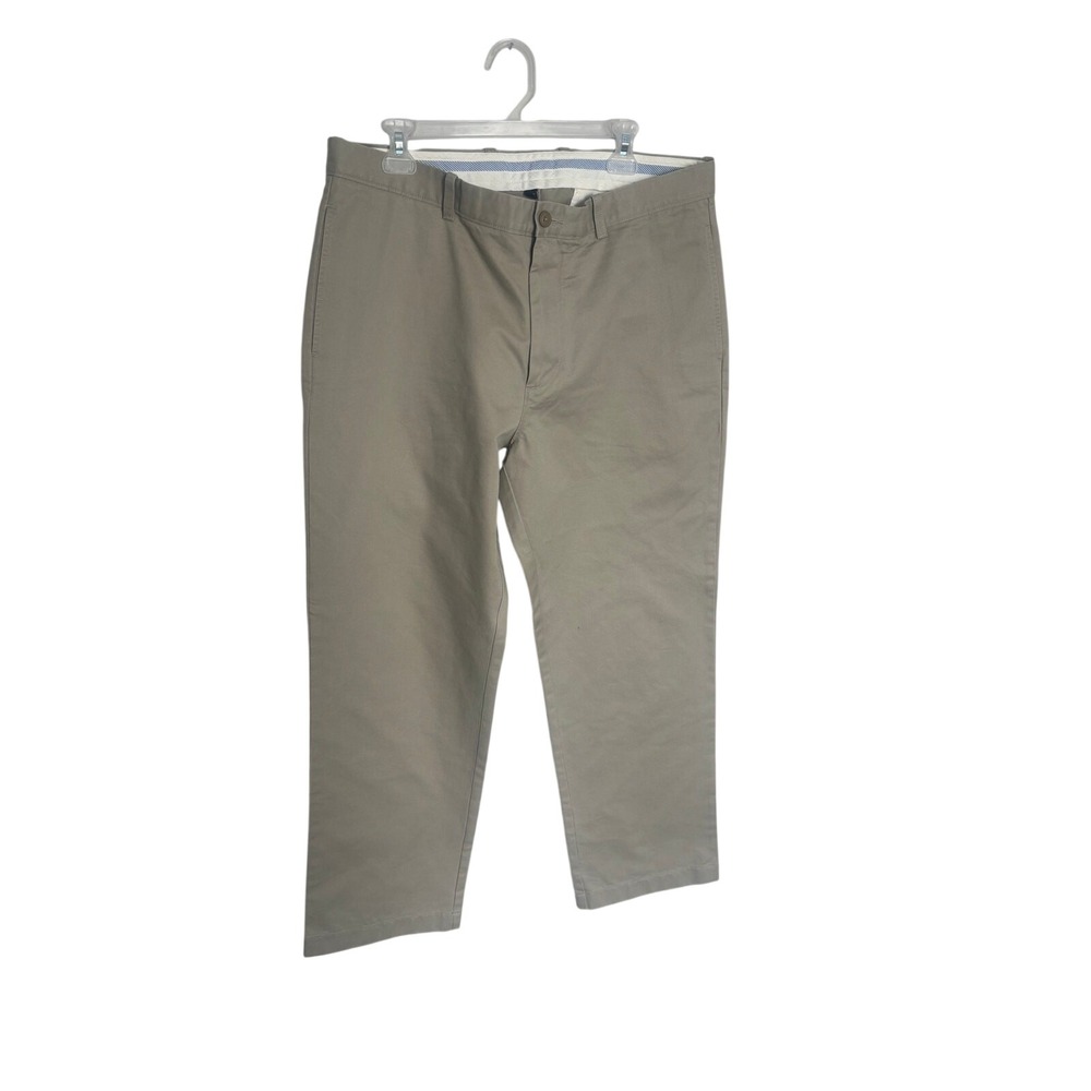 JCrew Essential Chino Pants Mens 36x30 Khaki Straight Leg Casual Cotton Trousers